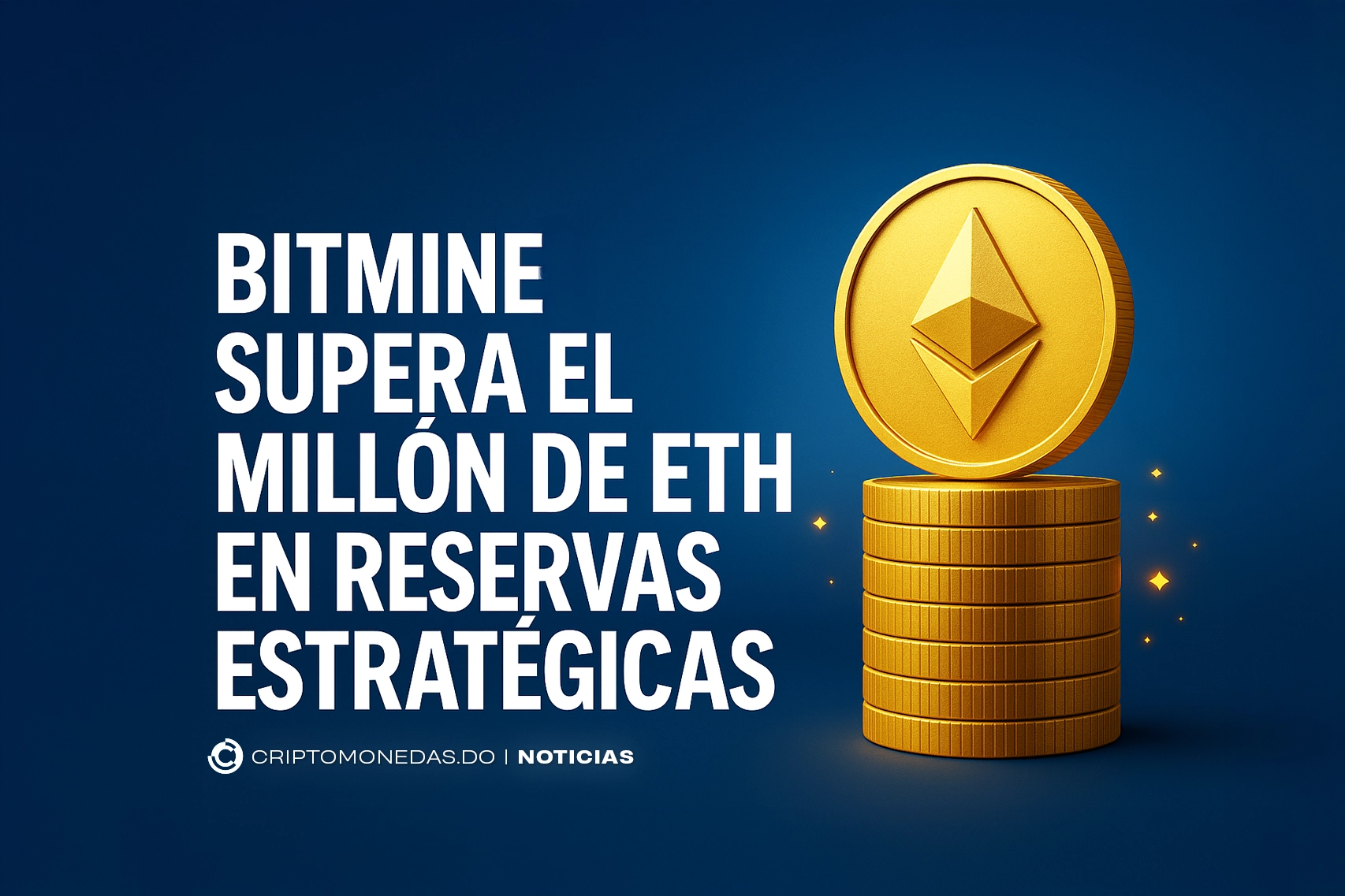 Bitmine supera el millón de ETH en reservas estratégicas